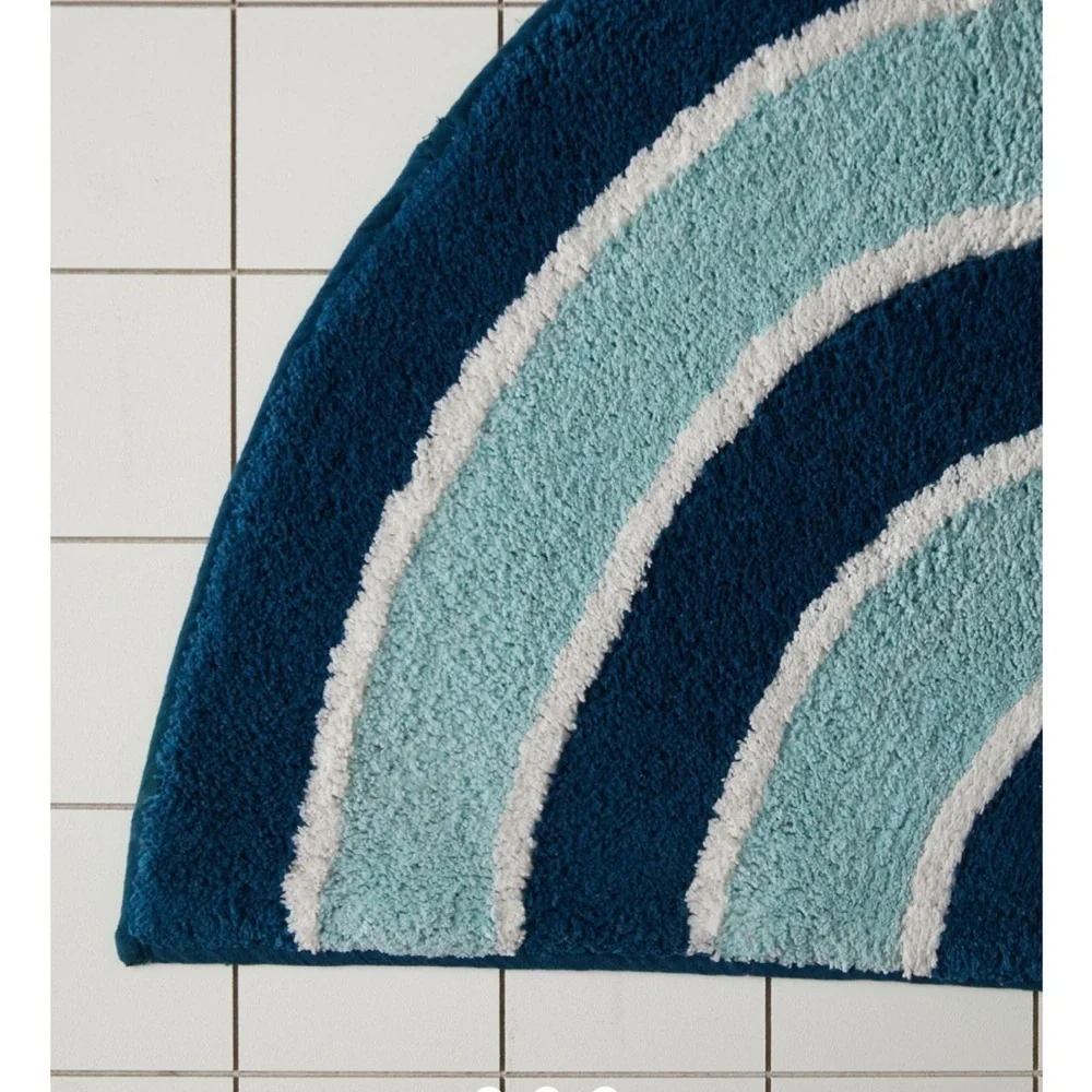 Urban Outfitters Shaped Rainbow Bath Mat NWT
